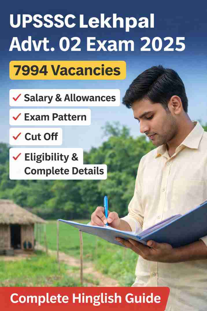 UPSSSC Lekhpal Advt. 02 Exam 2025