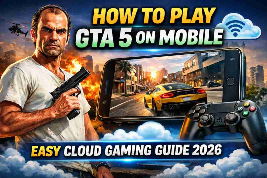 How to Play GTA 5 on Mobile (Easy Method 2026) – Cloud Gaming Complete Guide